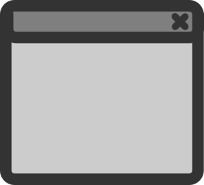 Blank Web Browser Clip Art